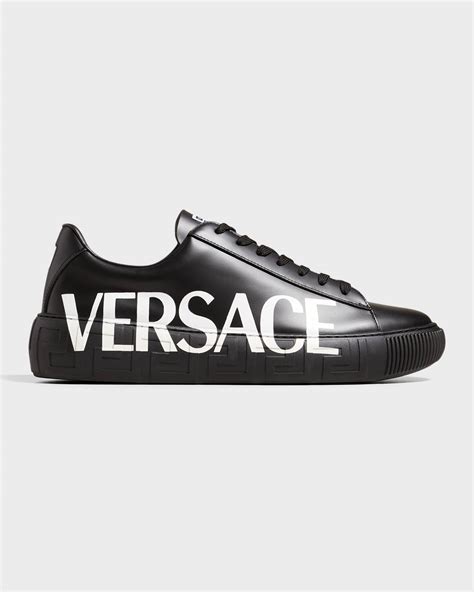 black versace sneakers|versace sneakers low top.